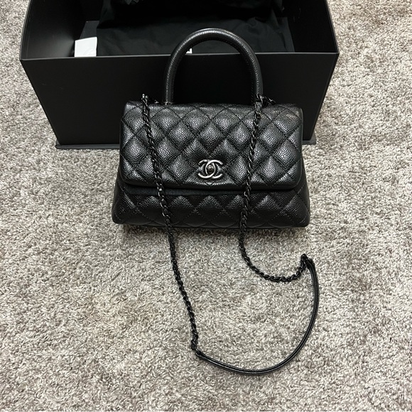 Chanel SO Black coco top handle - Picture 5 of 13